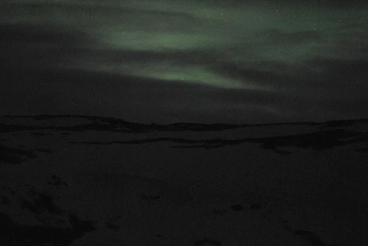 Aurores boréales Route d’Öxi Islande